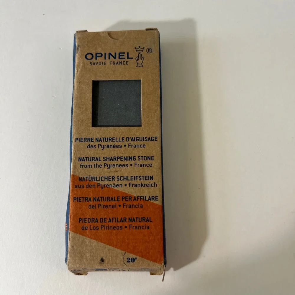 Opinel Savoie France Natural Sharpening Stone from the Pyrenees France NIP 14cm‎